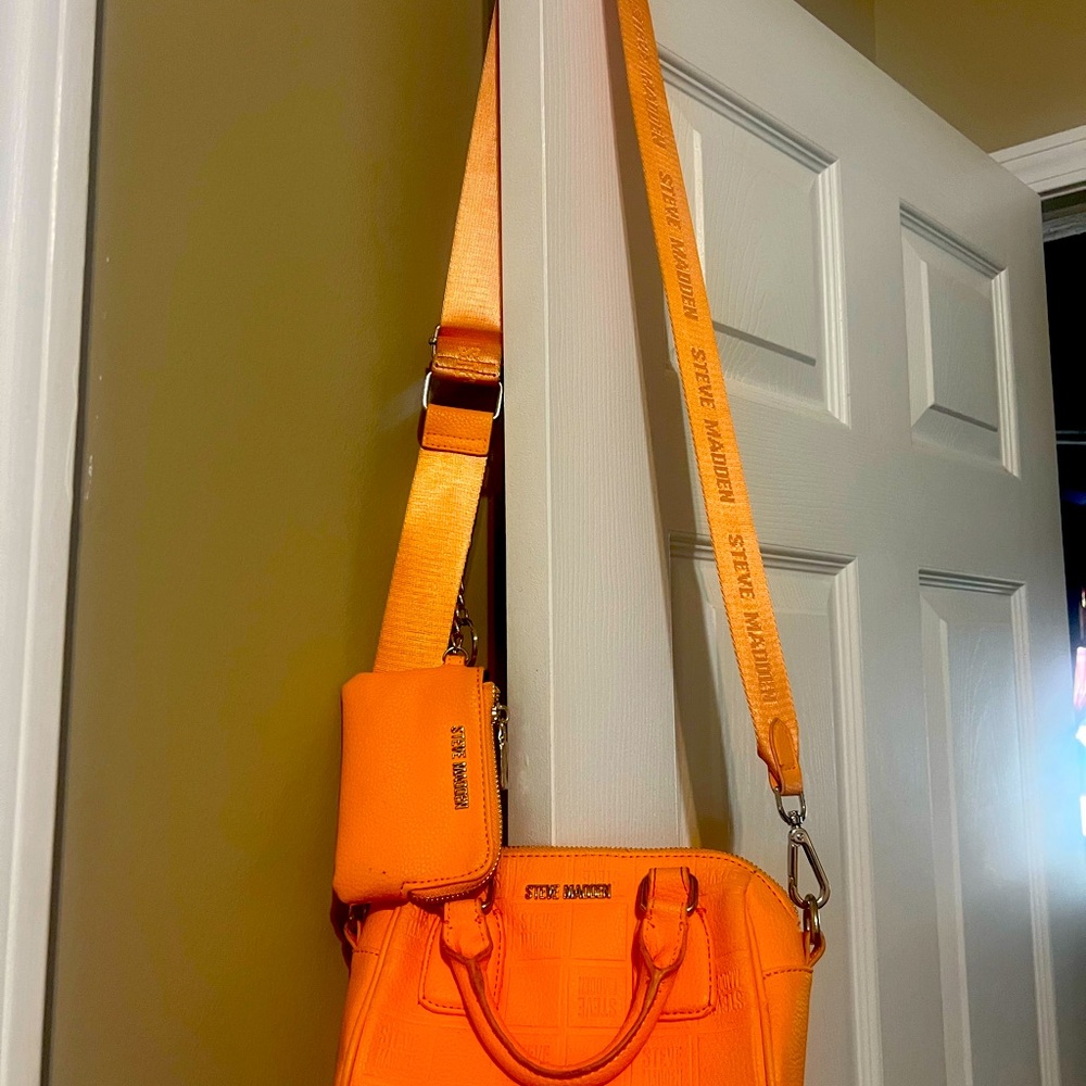 Steve Madden Vibrant Orange Crossbody Bag